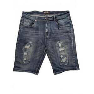 Refinery Republic Distressed Denim Shorts Ripped Bermuda Casual Mens Size 36